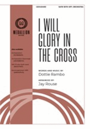 Book cover for I Will Glory in the Cross