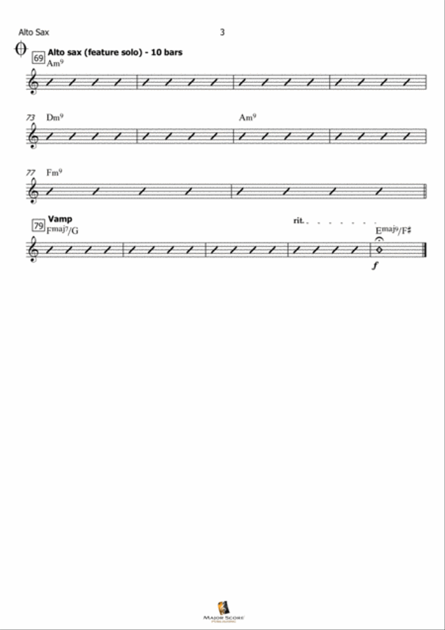 Winelight Alto Saxophone scores gallery preview page 4