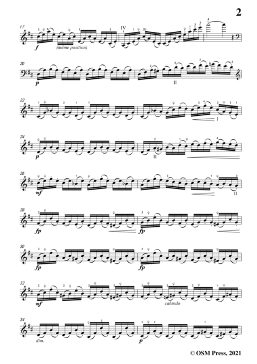 Alfredo Piatti-Caprice No.10,Op.25 No.10,for Solo Cello Cello Solo scores gallery preview page 3