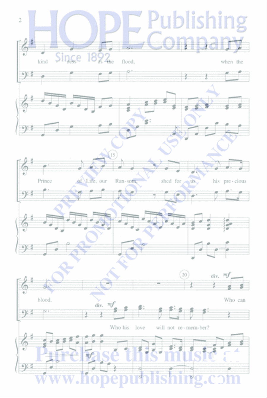 Here is the Love Here is the Love Choir scores gallery preview page 6