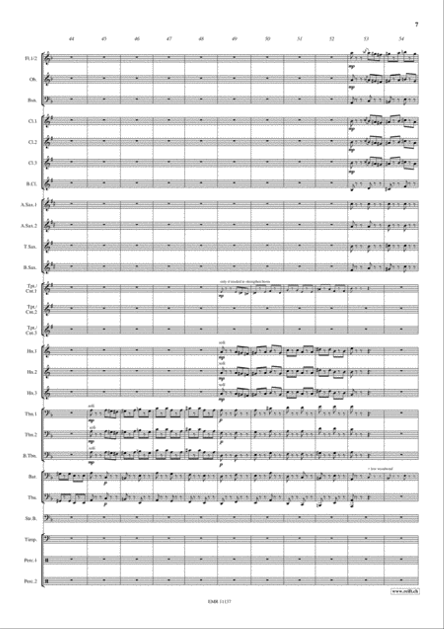 The Alfred Hitchcock Hour Concert Band scores gallery preview page 8