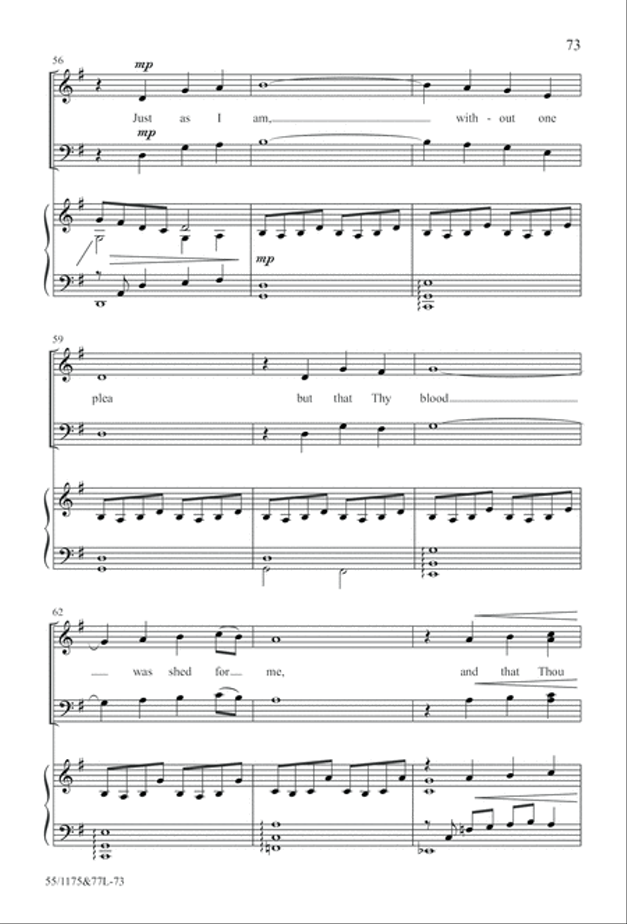 Behold the Lamb! 4-Part scores gallery preview page 74