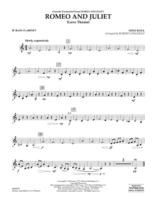 Romeo and Juliet (Love Theme) - Bb Bass Clarinet