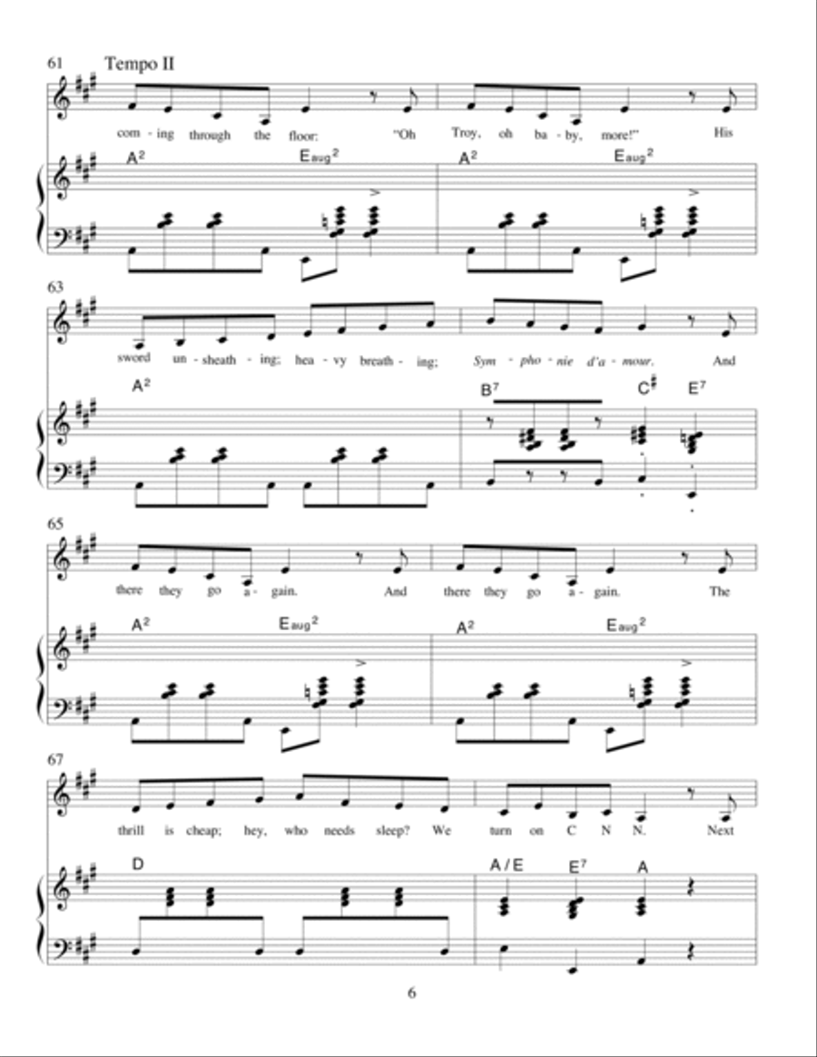 Make Yourself At Home Make Yourself At Home Voice scores gallery preview page 6