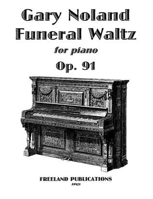 "Funeral Waltz" for piano Op. 91