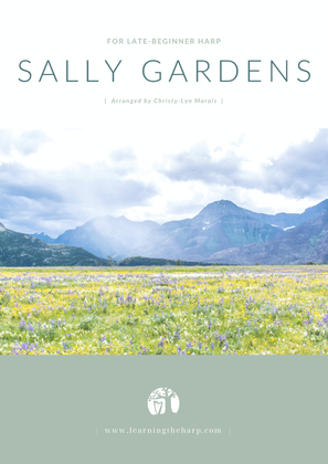 Book cover for Sally Gardens - Late-Beginner for Harp