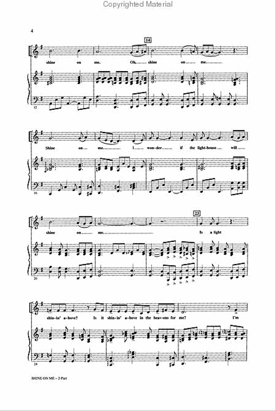 Shine on Me 2-Part scores gallery preview page 3