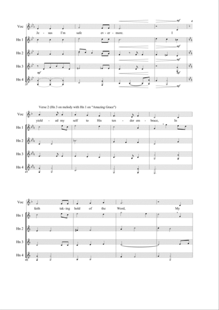 The Haven of Rest Brass Quartet scores gallery preview page 6