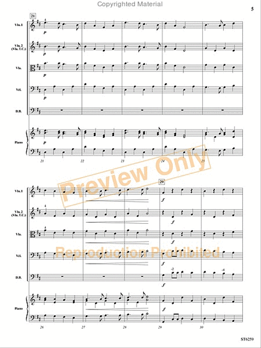 Dog Dreams Dog Dreams String Orchestra scores gallery preview page 4