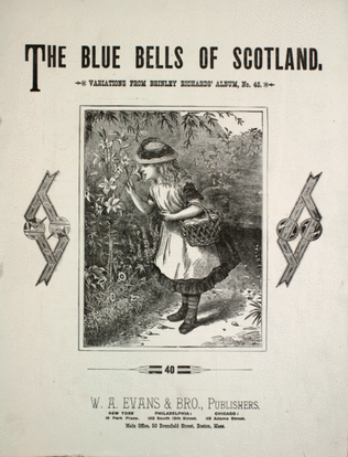 Book cover for The Blue Bells of Scotland. Variations From Brinley Richards' Album, No. 45