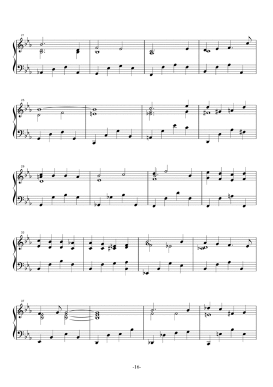 Shapes of a Dream No.541, B major, Op.112 No.8 Piano Solo scores gallery preview page 3