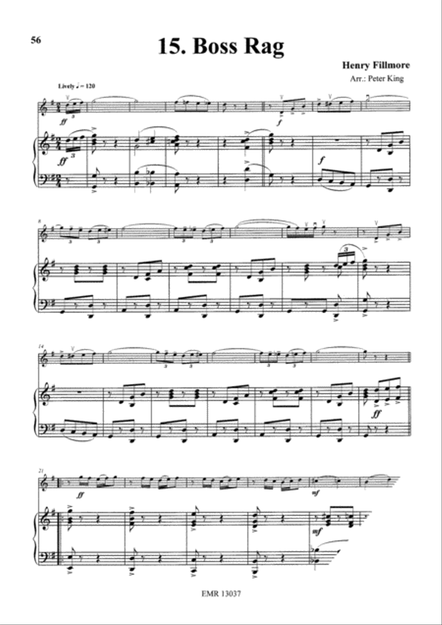 15 Rags Violin Solo scores gallery preview page 17