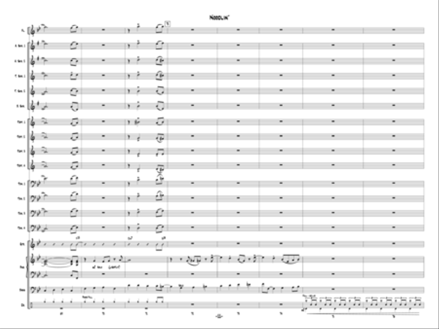 Noodlin' Noodlin' Jazz Ensemble scores gallery preview page 10