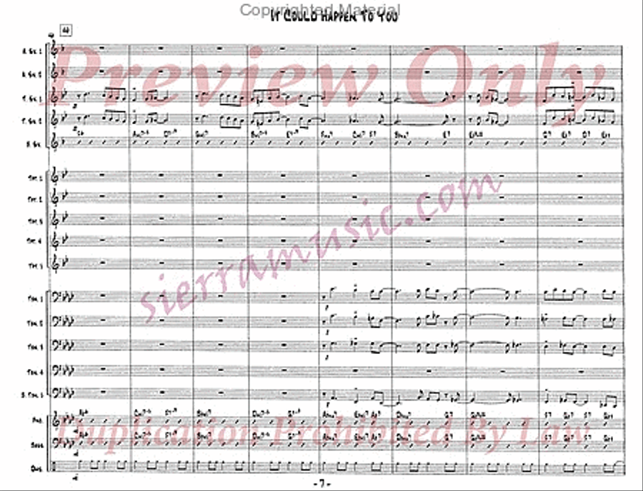 It Could Happen to You Jazz Ensemble scores gallery preview page 8