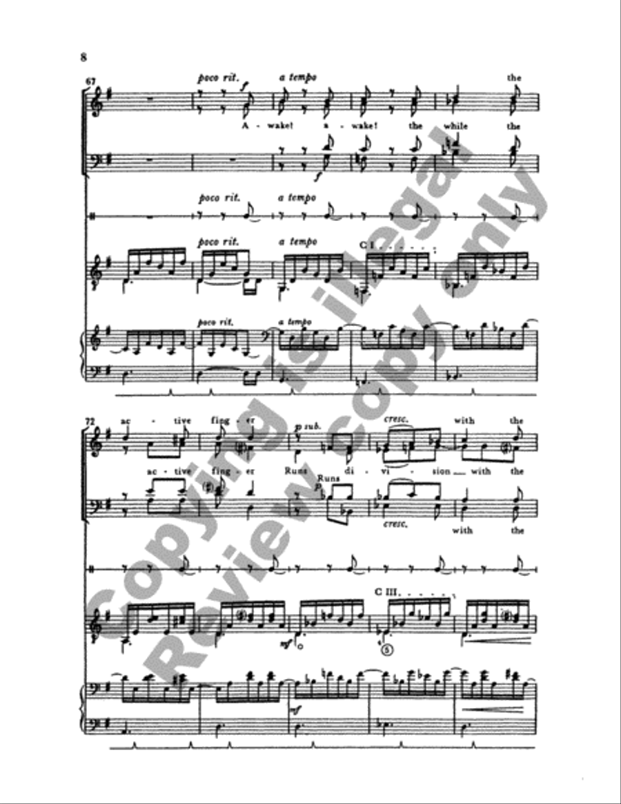 What Sweeter Music 4-Part scores gallery preview page 19