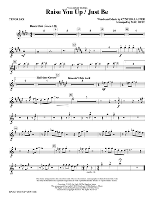 Raise You Up/Just Be (from Kinky Boots) (arr. Mac Huff) - Tenor Saxophone