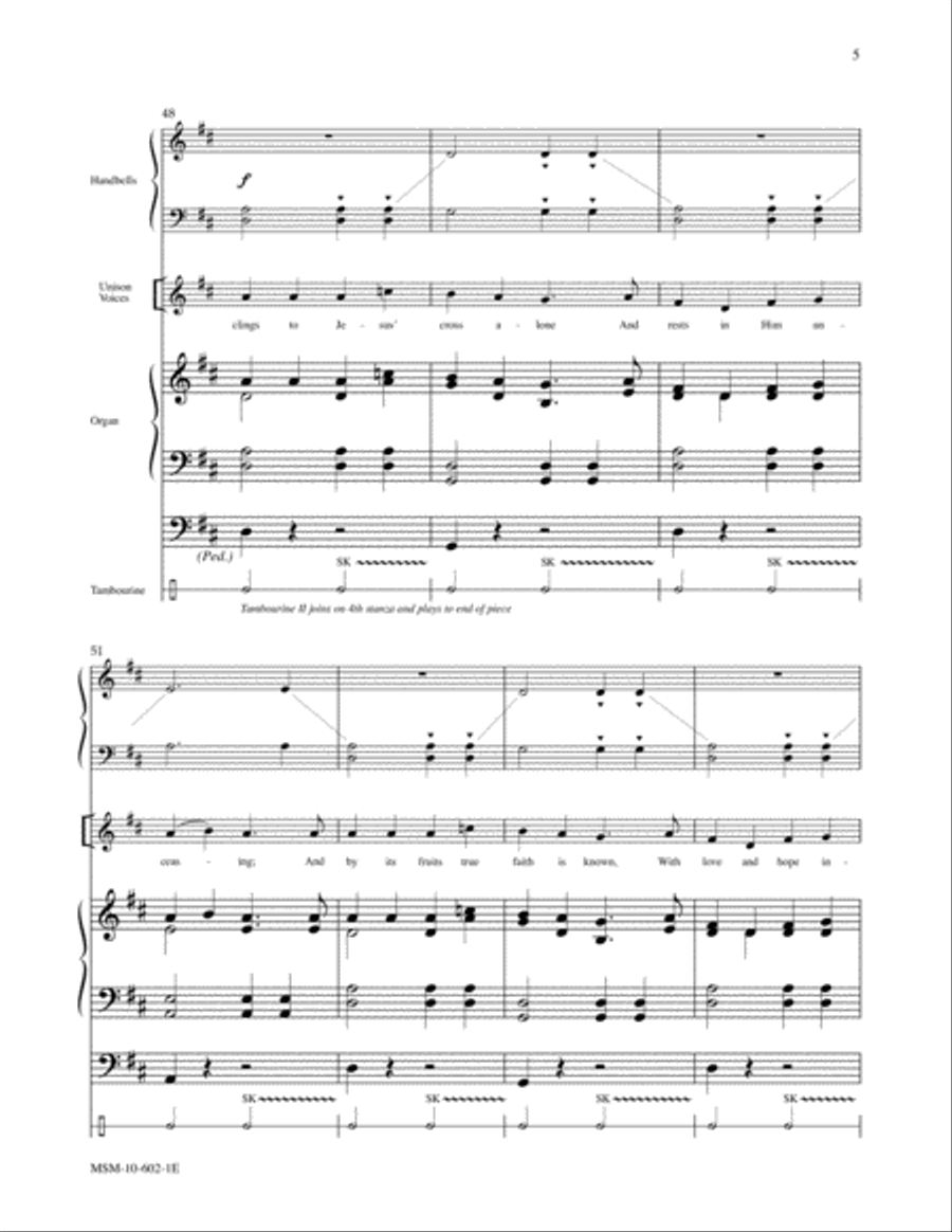 Salvation Unto Us Has Come (Es ist das heil) Choir scores gallery preview page 5