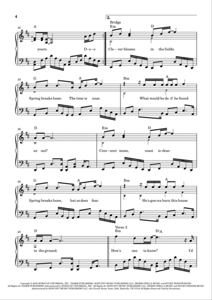 Ivy Ivy Piano Solo scores gallery preview page 4