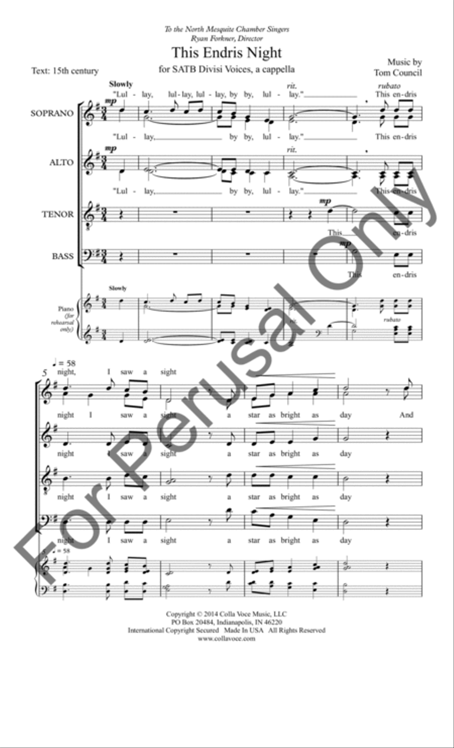This Endris Night Divisi scores gallery preview page 2