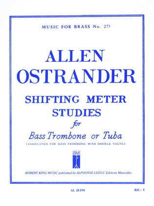 Book cover for Shifting Meter Studies (trombone-bass Solo)