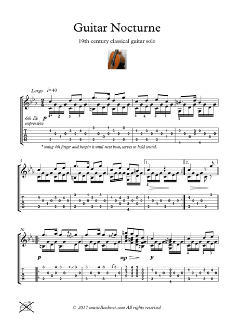 Cano Selected works for guitar Acoustic Guitar scores gallery preview page 5