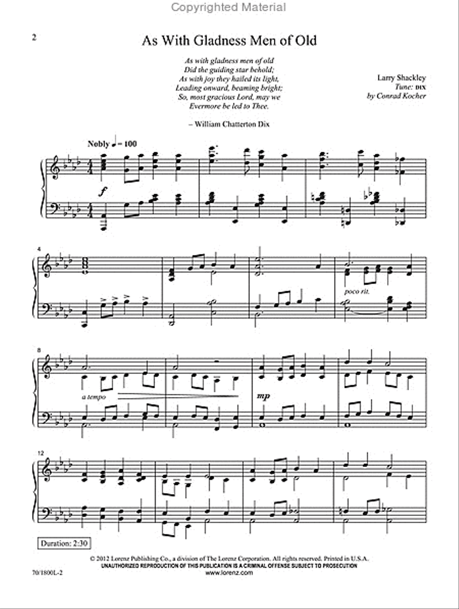 Following Yonder Star Following Yonder Star Piano Solo scores gallery preview page 2