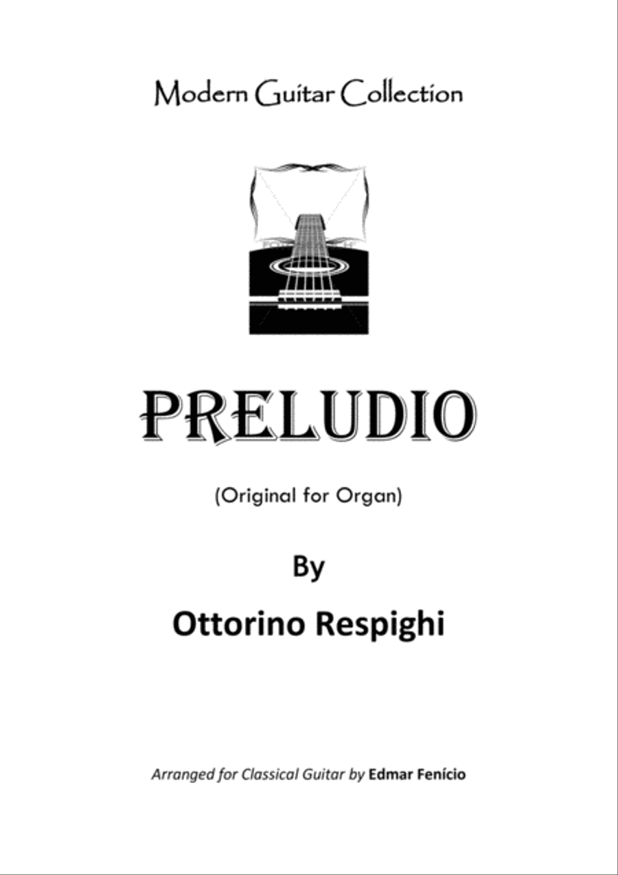 Preludio Classical Guitar scores gallery preview page 1