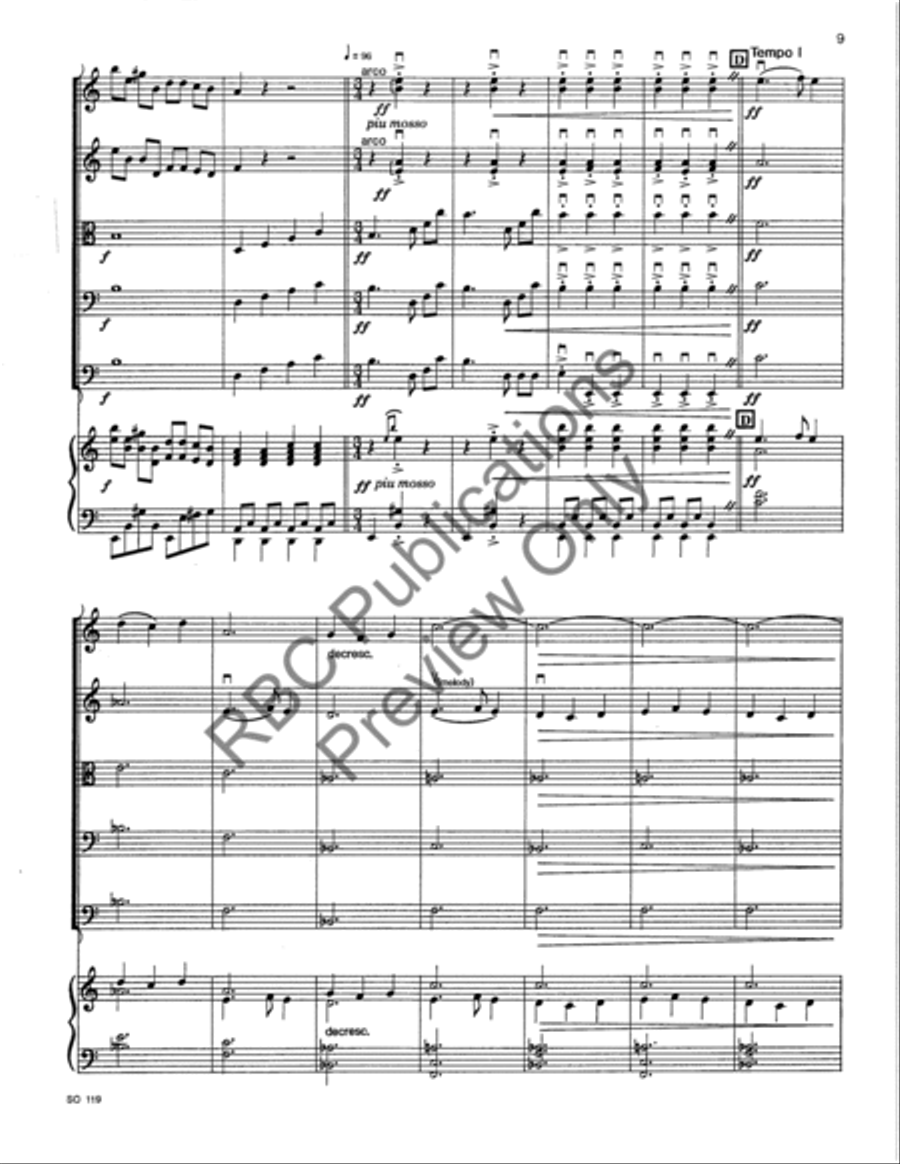 San Joaquin Delta Suite String Orchestra scores gallery preview page 10