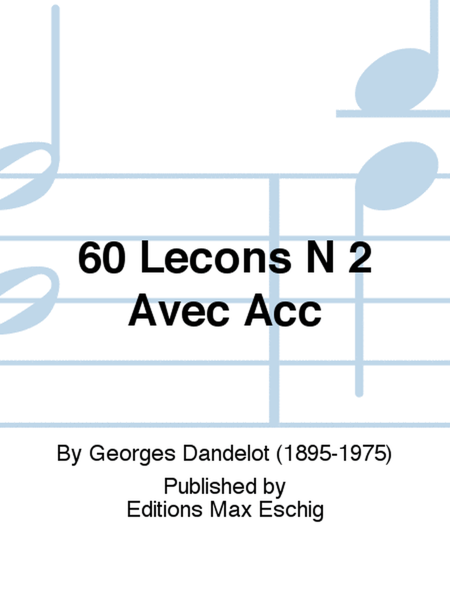 60 Lecons N 2 Avec Acc