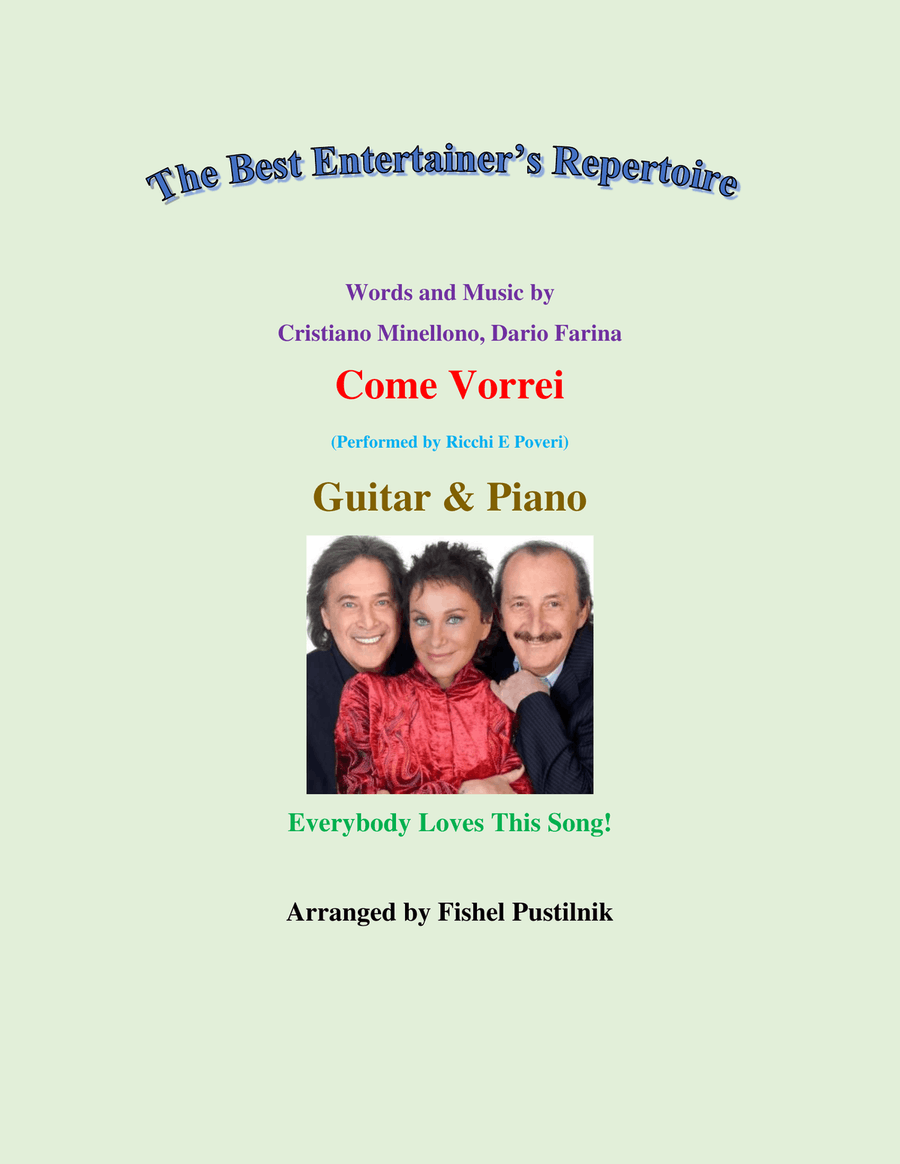 Come Vorrei Guitar scores gallery preview page 1