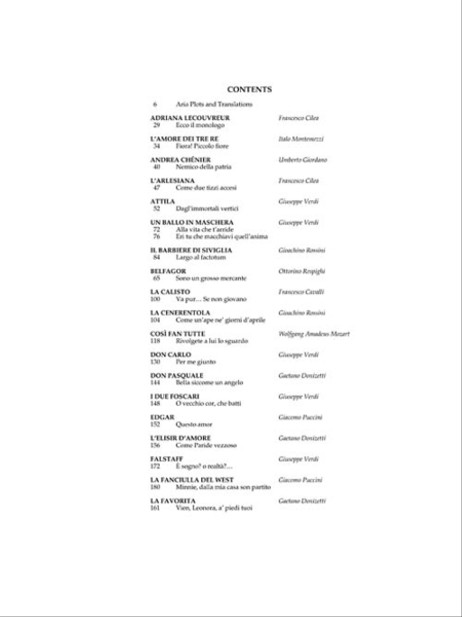 Anthology of Italian Opera Voice scores gallery preview page 2
