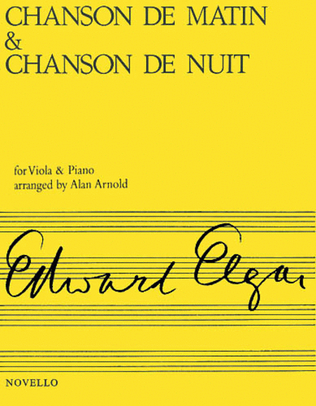 Book cover for Chanson de Matin and Chanson de Nuit