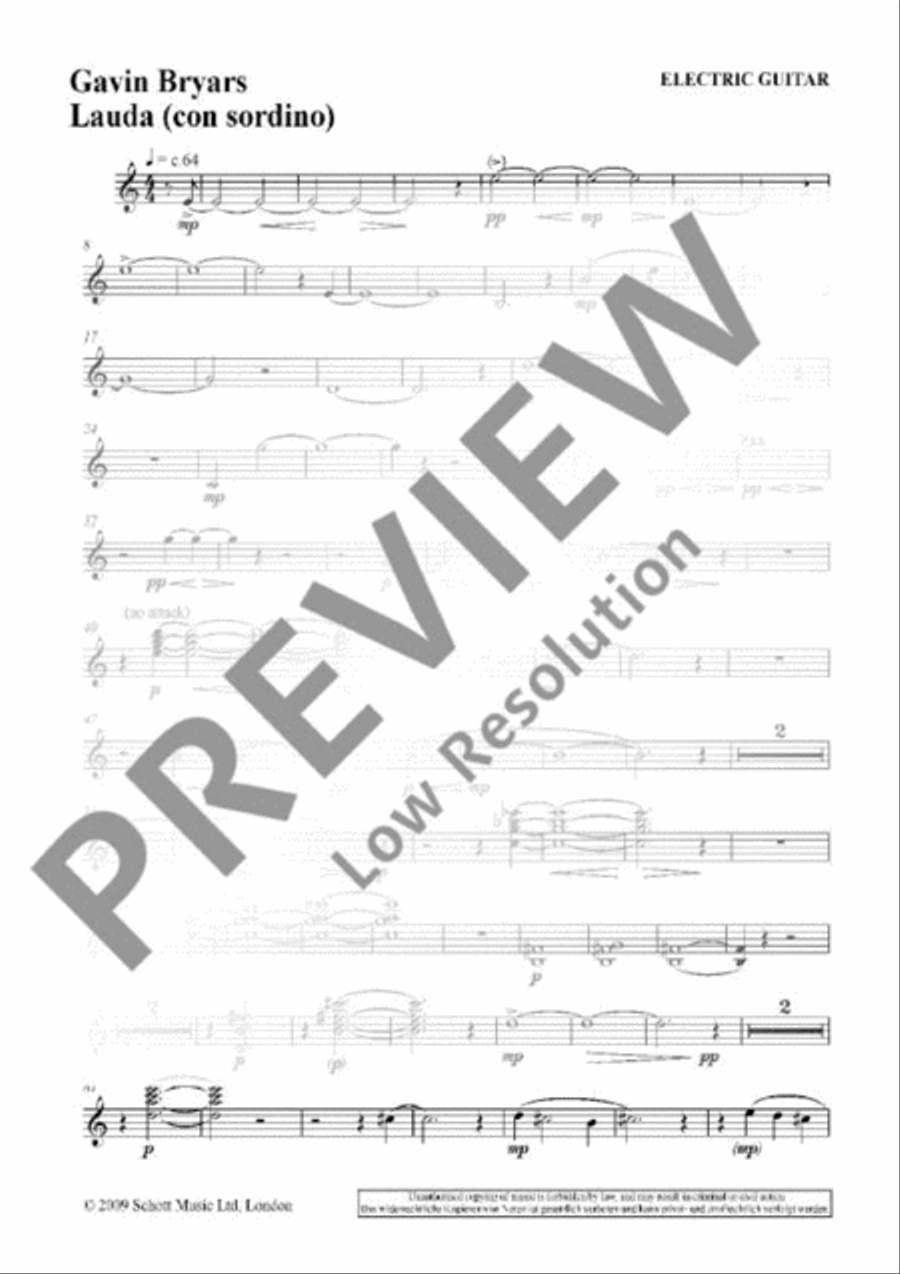 Lauda (con Sordino) Lauda (con Sordino) Cello scores gallery preview page 18