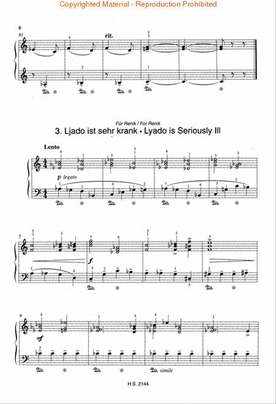 Pictures of Childhood – Children's Album, Book 1 Piano Solo scores gallery preview page 3