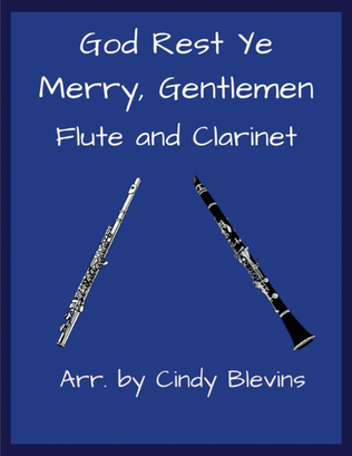 Book cover for God Rest Ye Merry, Gentlemen, for Flute and Clarinet