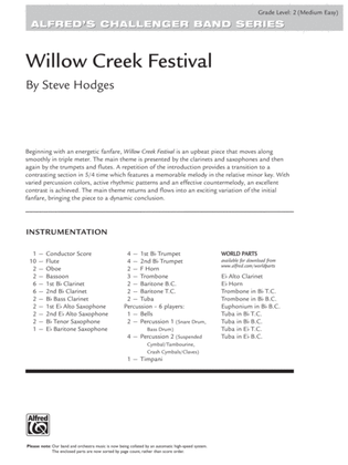 Willow Creek Festival: Score