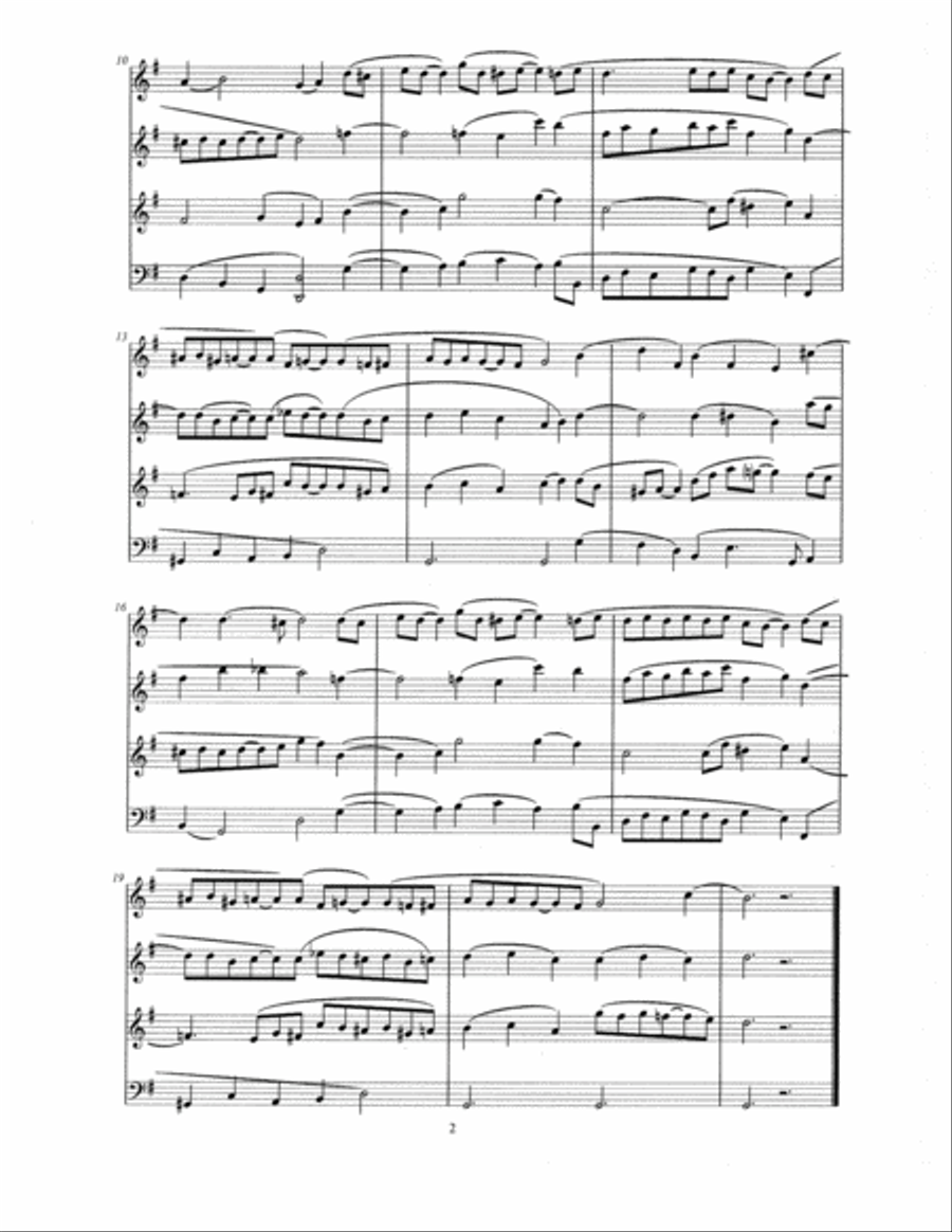 Es ist ein Ros [SATB] 4-Part scores gallery preview page 3