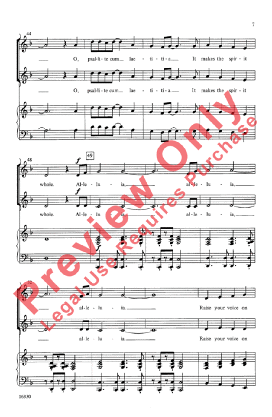 Psallite: Let All Nations Sing 2-Part scores gallery preview page 7
