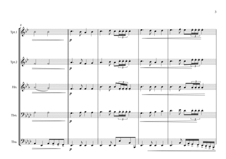 Lithuanian National Anthem for Brass Quintet (MFAO World National Anthem Series) image number null
