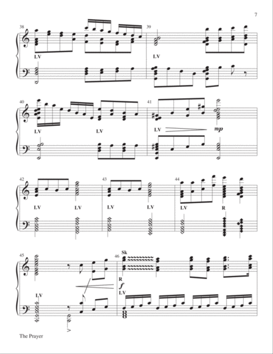 The Prayer The Prayer 5-Octaves scores gallery preview page 8