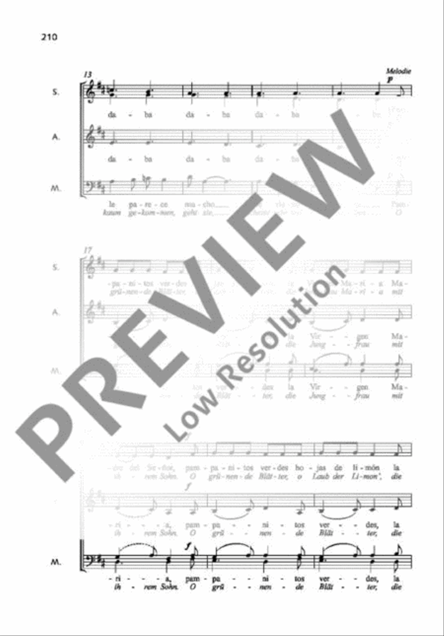 Ya viene la vieja Mixed Choir scores gallery preview page 3