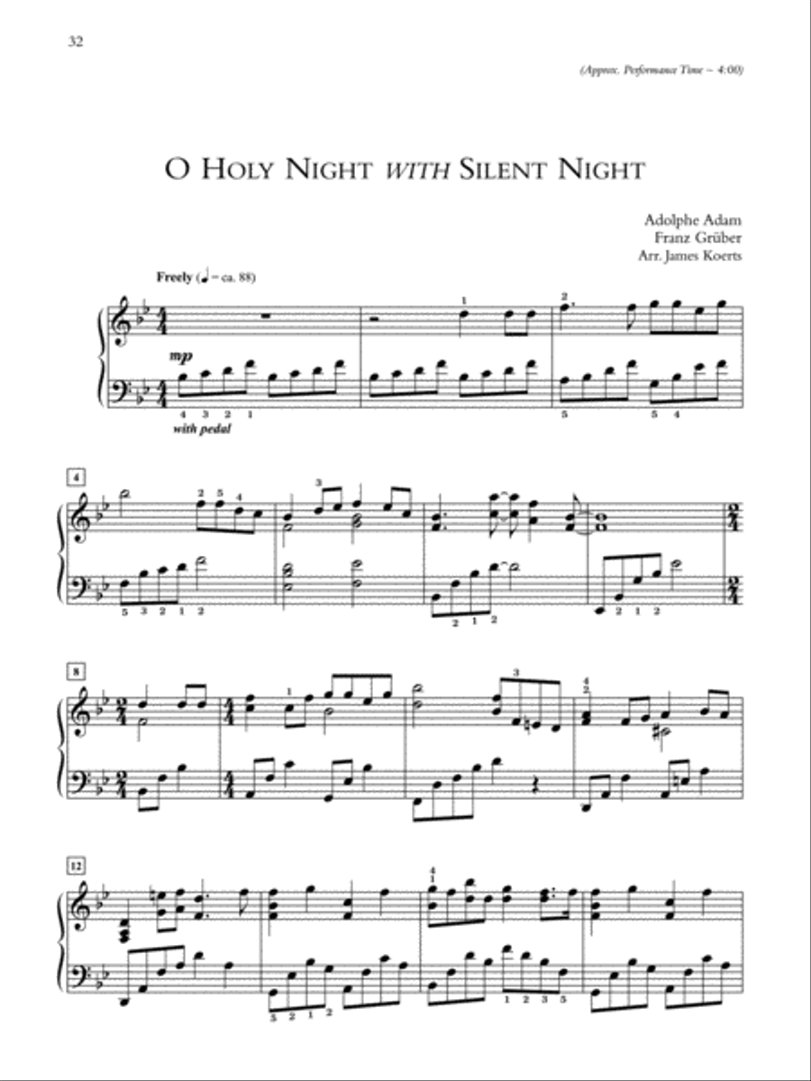 Wondrous Christmas Wondrous Christmas Piano Solo scores gallery preview page 3