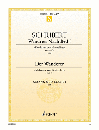 Book cover for Wandrers Nachtlied I / Der Wanderer