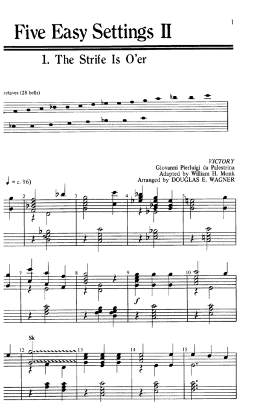 Five Easy Settings II 3-Octaves scores gallery preview page 2