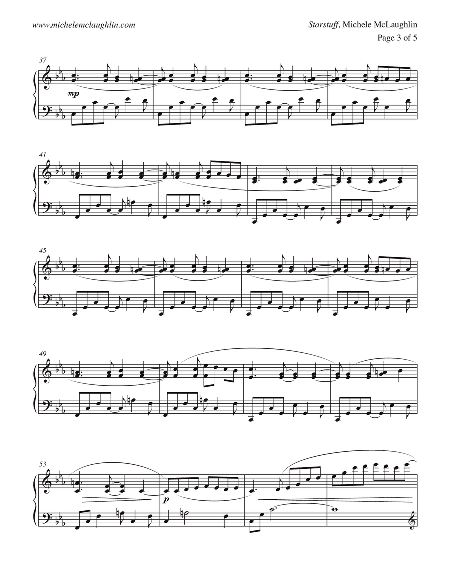 Starstuff Piano Solo scores gallery preview page 3