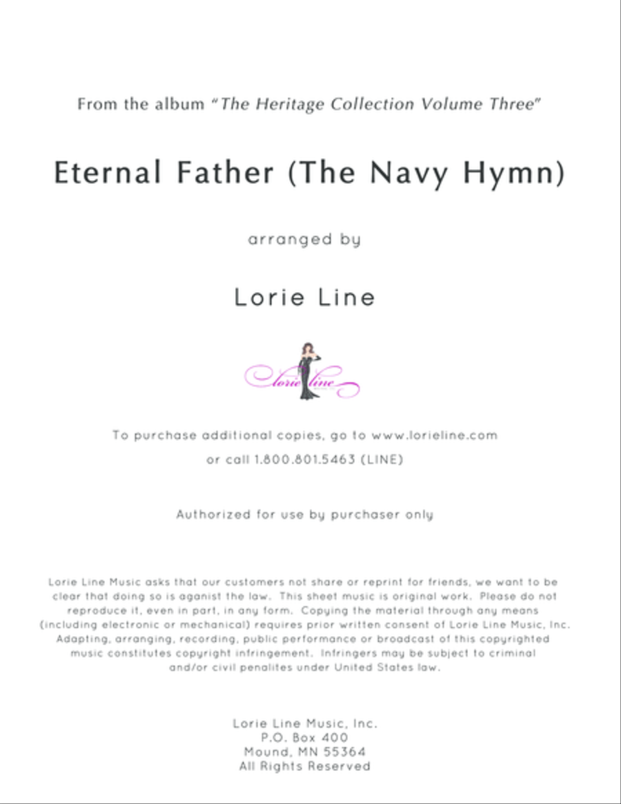Eternal Father (The Navy Hymn) Piano Solo scores gallery preview page 1