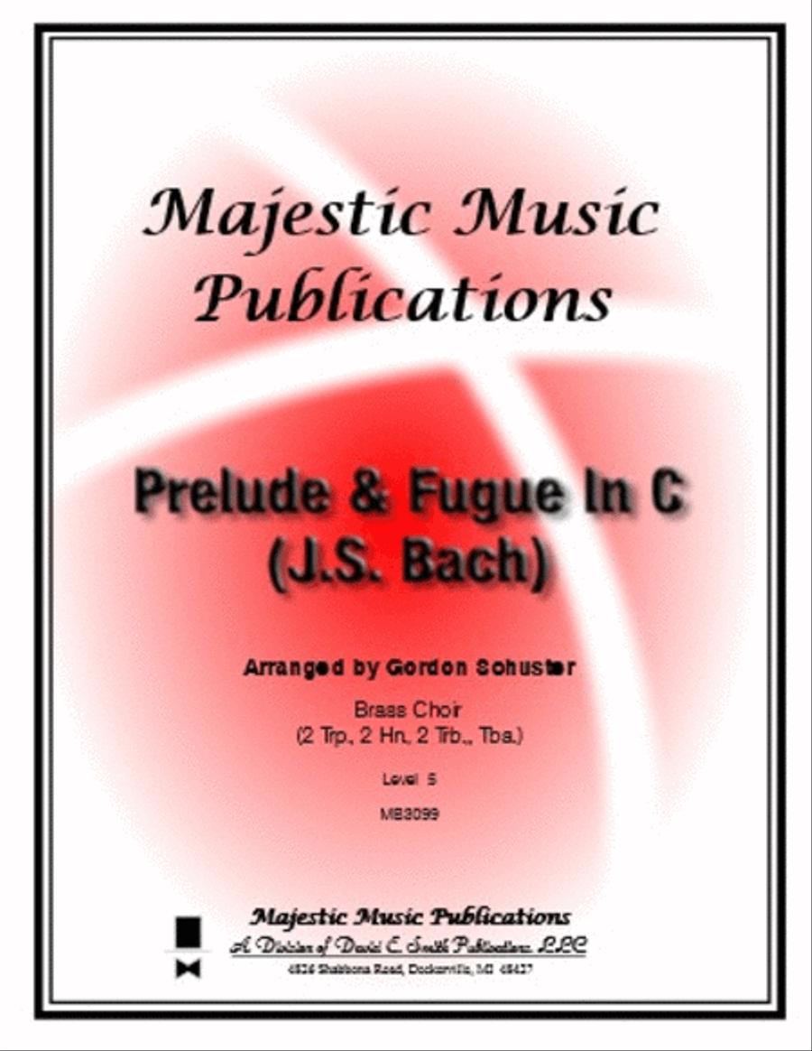 Prelude & Fugue In C Brass Ensemble scores gallery preview page 1