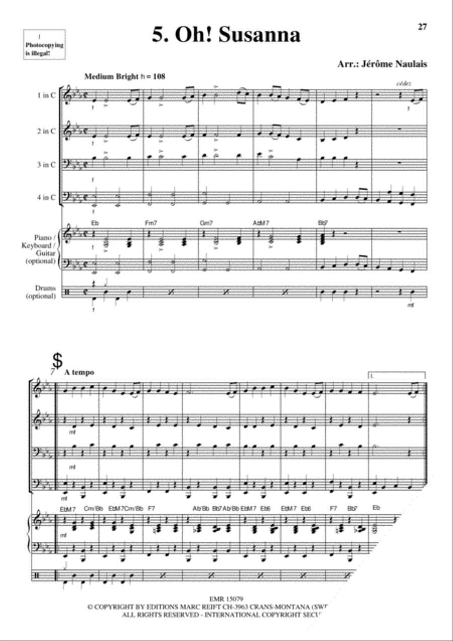 Brass Quartets Vol. 22 Brass Ensemble scores gallery preview page 7