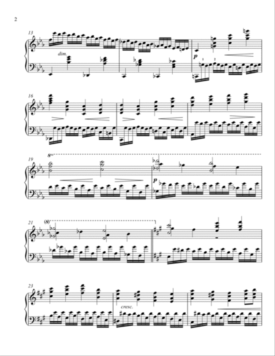 Etude In C Minor Piano Method scores gallery preview page 2