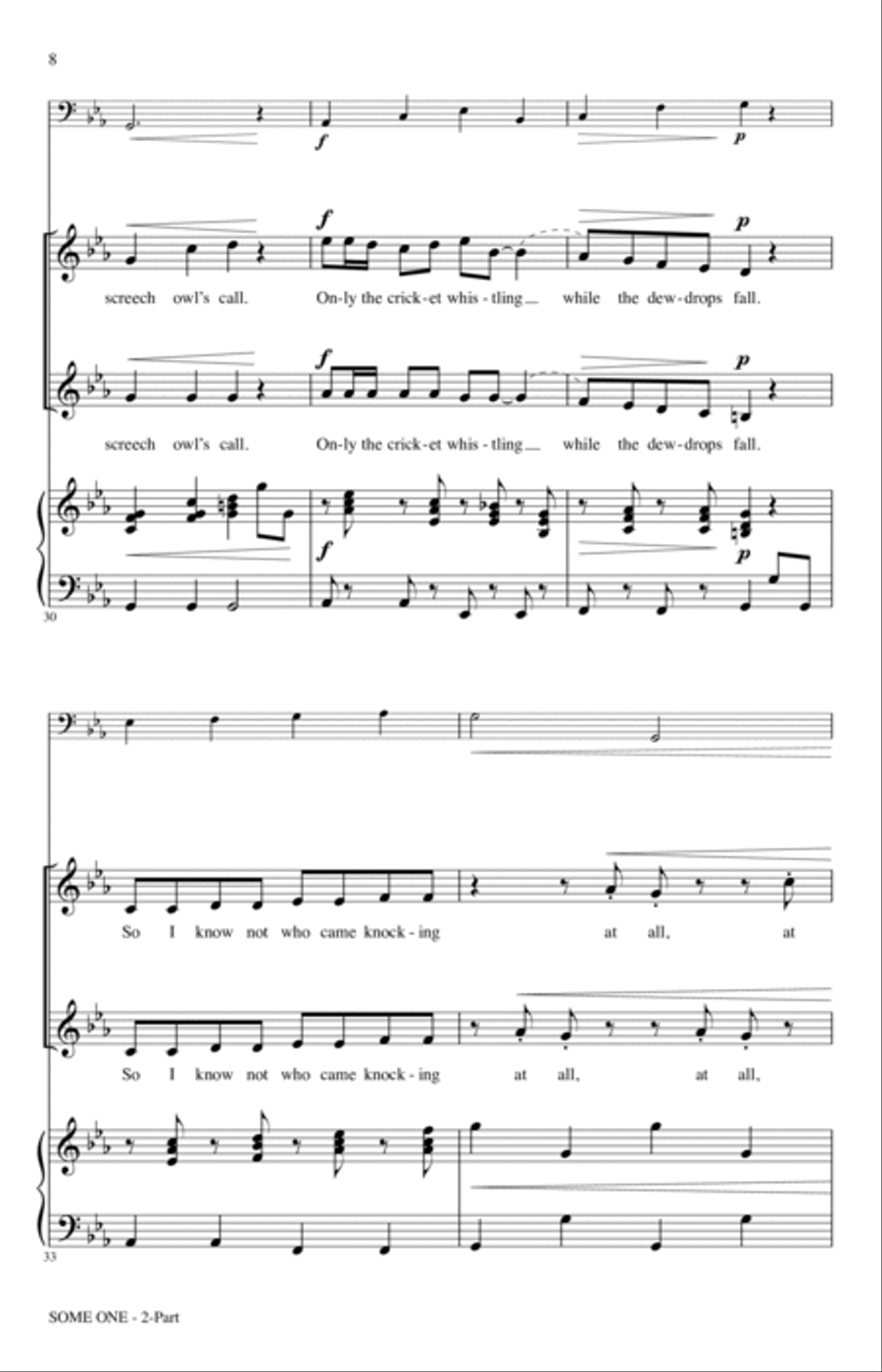 Some One Some One 2-Part scores gallery preview page 6